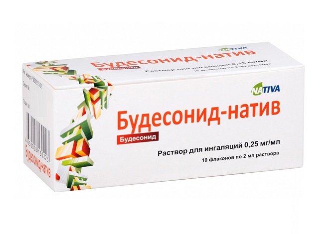 будесонид-натив раствор для ингаляций 0,25 мг/мл 2 мл 10 фл