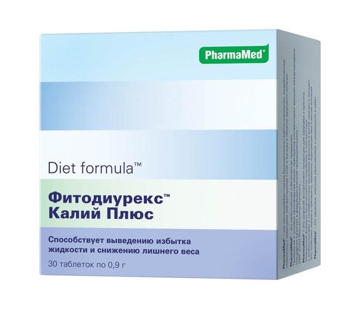 диет формула фитодиурекс калий плюс 30 табл