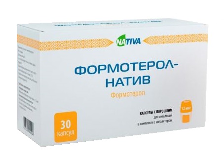 формотерол-натив порошок для ингаляций 12 мкг/доза 30 капс