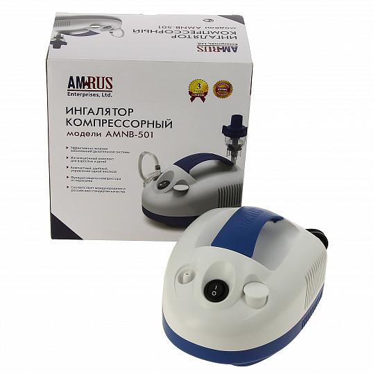 ингалятор амрус amnb-501 компрессорный