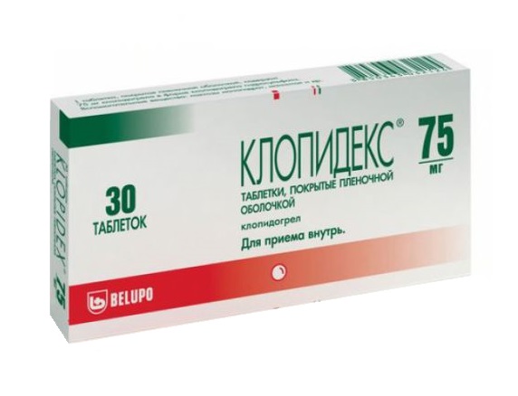 клопидекс 75 мг 30 табл