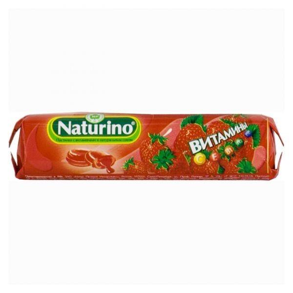 леденцы naturino клубника с витамином