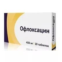 Синтез ОАО офлоксацин 400 мг 10 табл