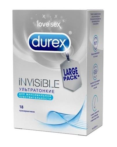 презервативы дюрекс инвизибл ульратонкие n18
