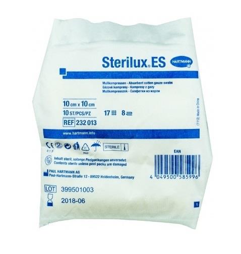 салфетки марлевые стерильные стерилюкс еs 10*10 см 10 шт