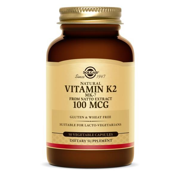 солгар витамин к2 (менахинон 7) 100 мкг 50 капс