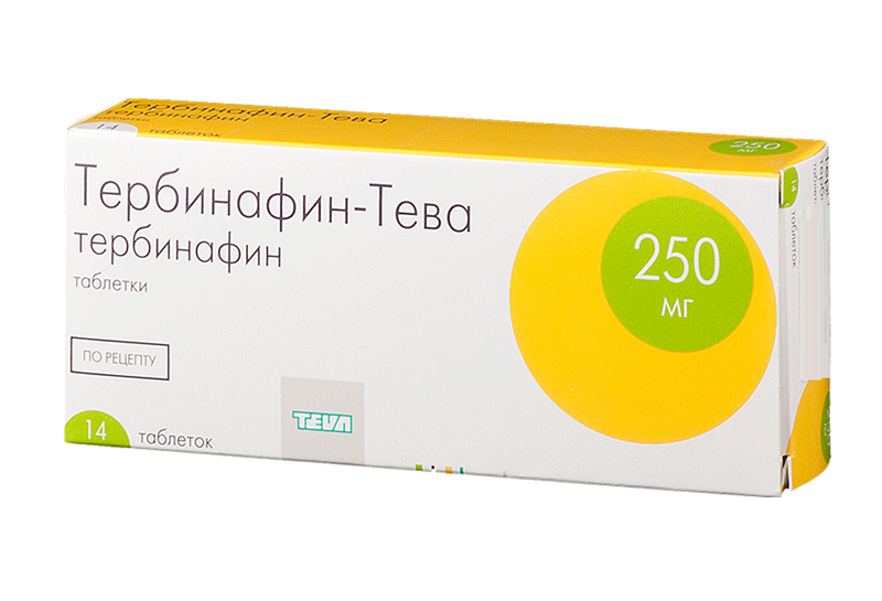 тербинафин-тева таблетки 250 мг n14