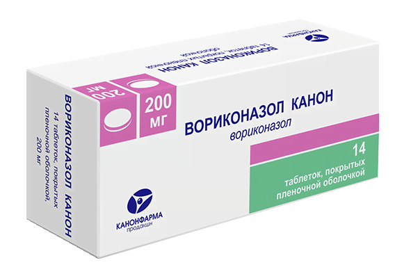 вориконазол канон 200 мг 14 табл