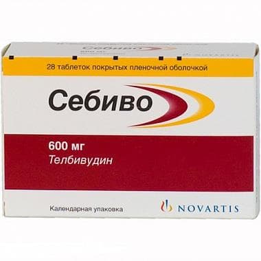 себиво 600 мг 28 табл