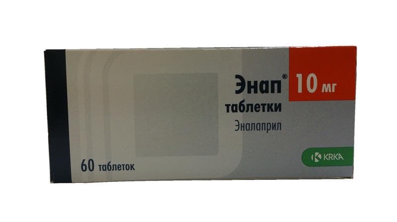 энап таб 10мг 60