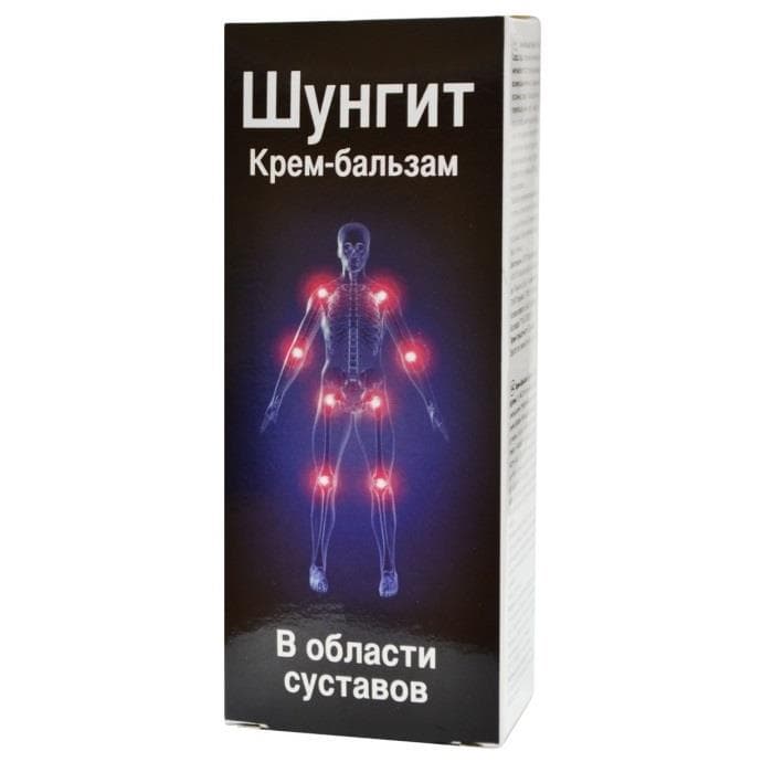 шунгит крем-бальзам, 75мл для суставов