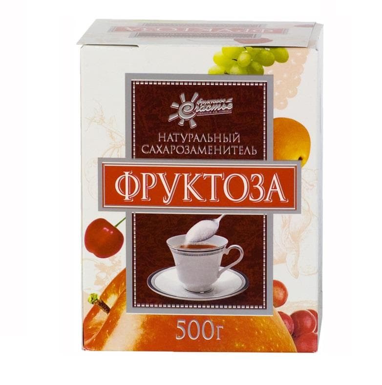 фруктоза кристаллический порошок, кор 500г