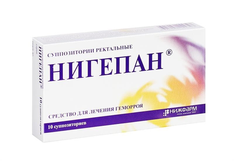 нигепан суппозитории ректальные 10 шт 