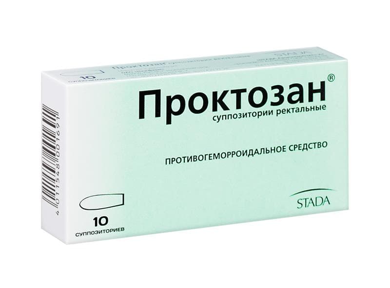 проктозан суппозитории ректальные N10