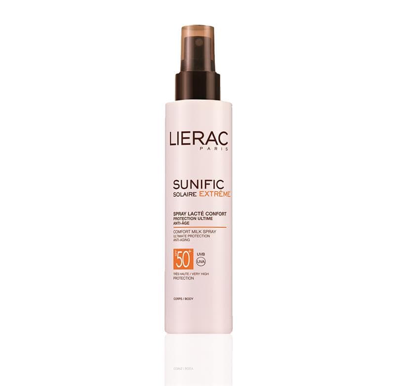 лиерак санифик экстрем молочко-спрей комфорт для тела spf50 плюс 150 мл