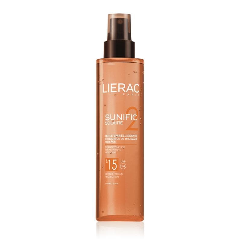 лиерак санифик 2 масло-блеск для тела spf15 125 мл