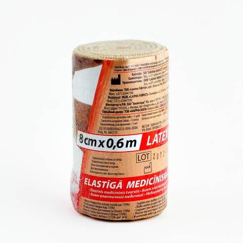 бинт эласт лаума 0,6мx8см