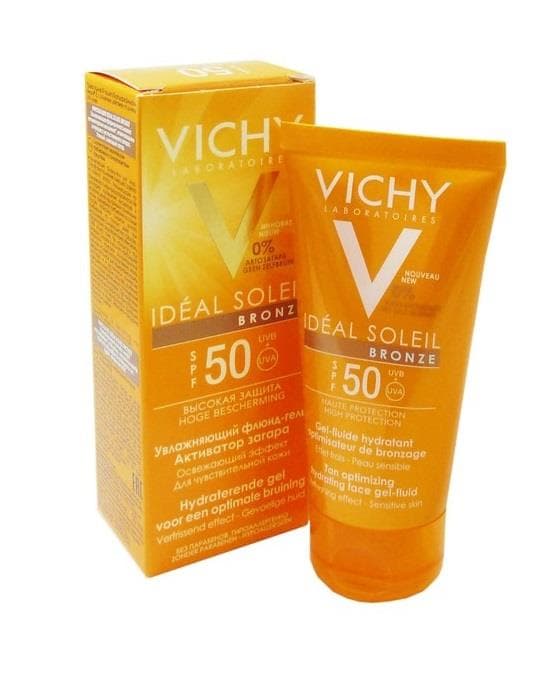 виши капиталь солей флюид-гель активатор загара spf50 50 мл