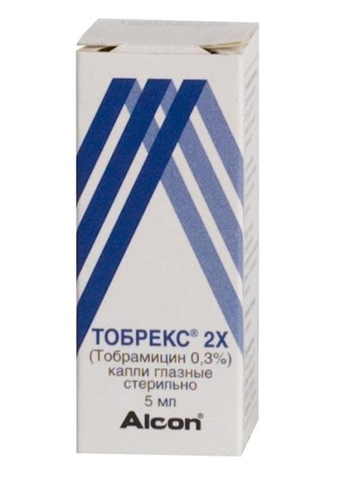тобрекс 2х капли глазн 0,3% 5мл
