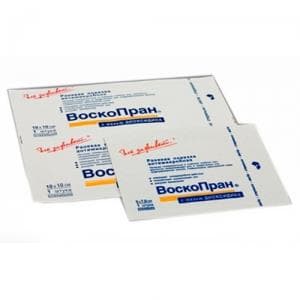 воскопран с диоксидином 5*7,5 см 1 повязка