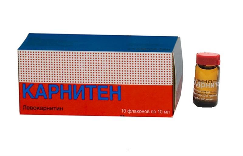 карнитен раствор для приёма внутрь 1 г/10 мл 10 фл