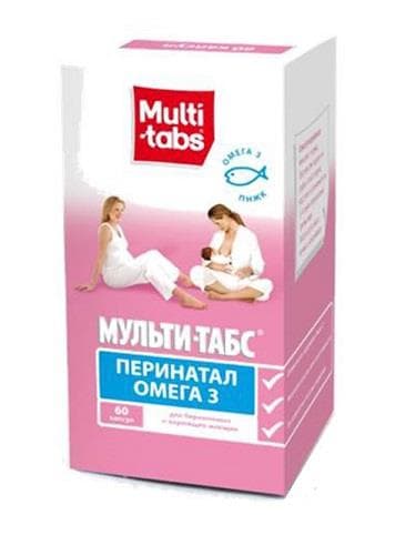 мульти-табс перинатал омега 3 60 капсул