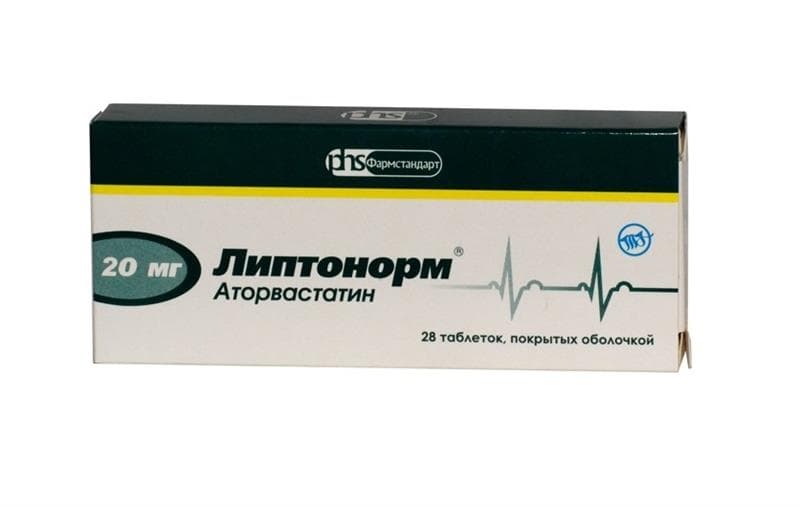 липтонорм 20 мг 28 табл