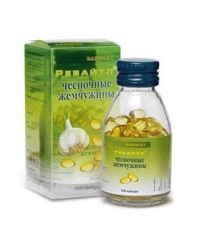 ревайтл чесночные жемчужины 100 капсул 