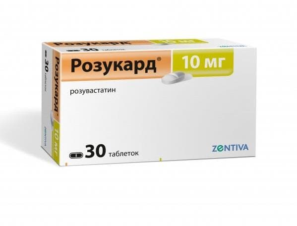 розукард таб ппо 10мг N30