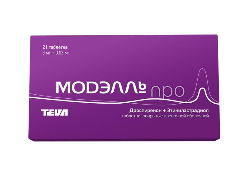 модэлль про таб ппо 3мг плюс 0,03мг 21