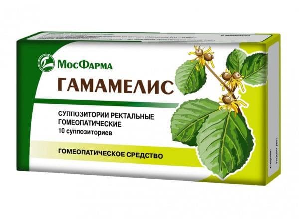гамамелис суппозитории 10 шт 