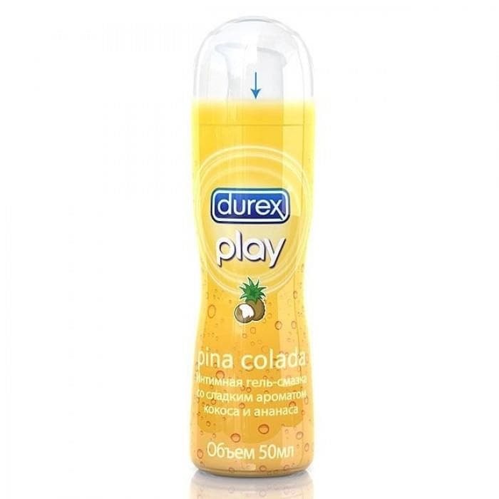 гель-смазка дюрекс play pina colada с ароматом кокоса и ананаса 50 мл