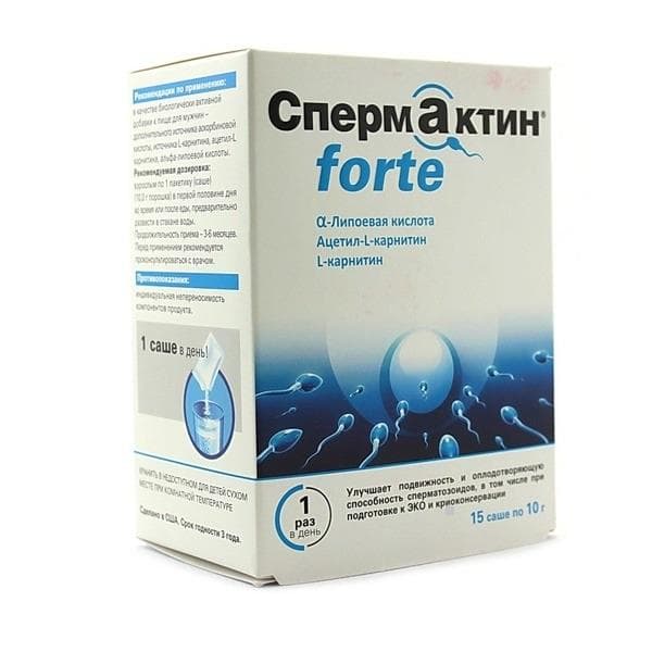 менс формула спермактин форте порошок 10 г 15 саше