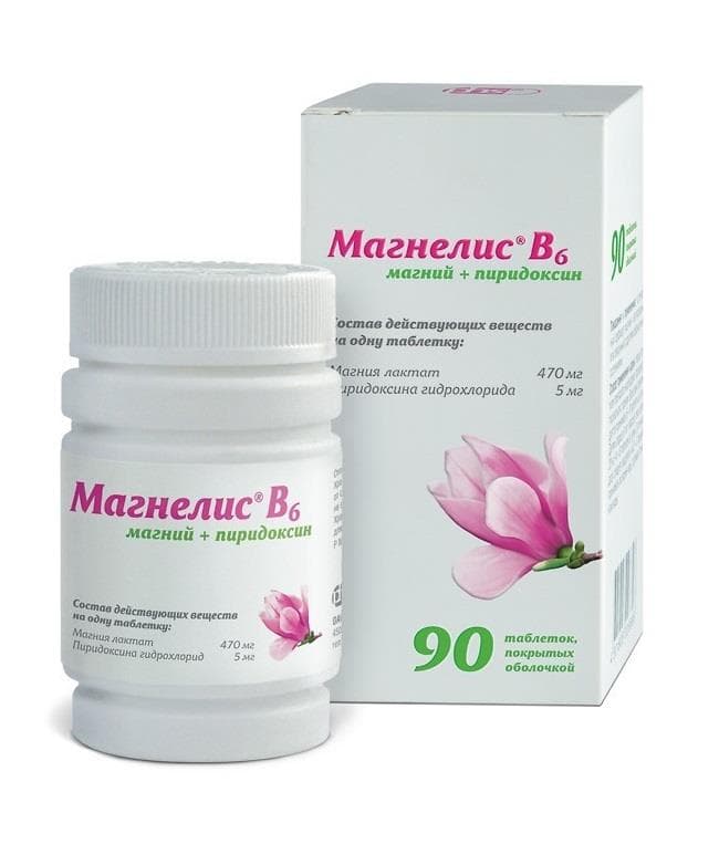 магнелис в6 таб по 90