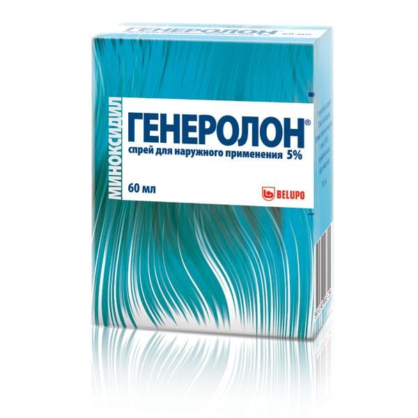 генеролон спрей наружний 5% 60 мл