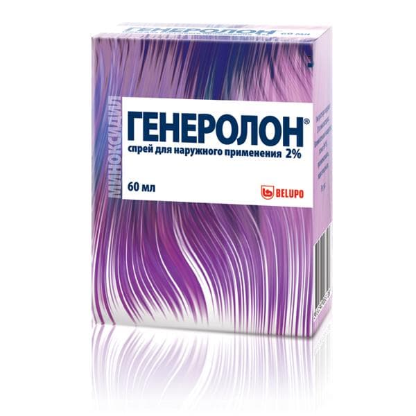 генеролон спрей наружний 2% 60 мл