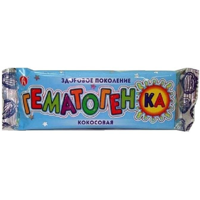 гематогенка плитка 40г кокос