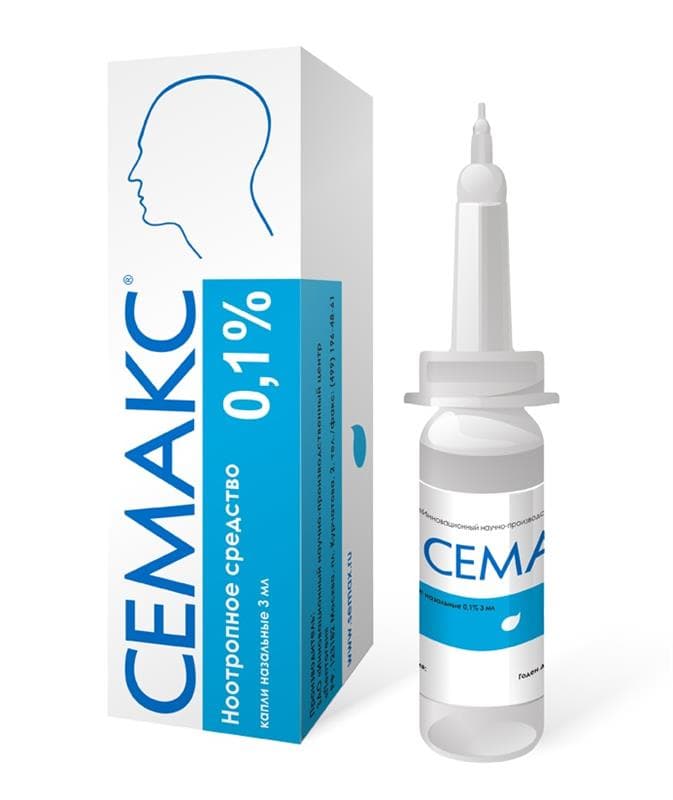семакс капли назальные 0,1% 3 мл