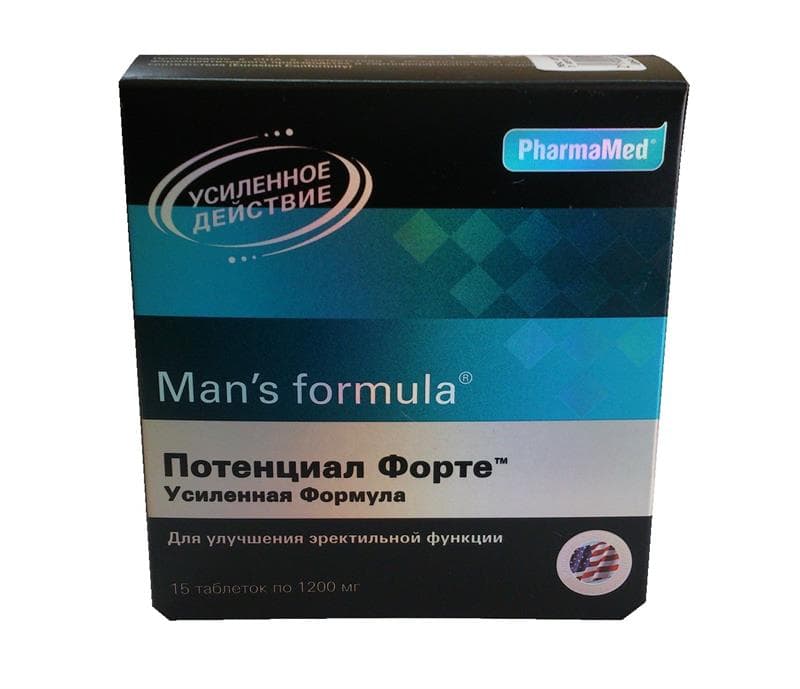 менс формула потенциал форте усиленная формула 15 табл