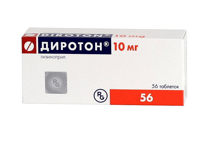 диротон таб 10мг N56
