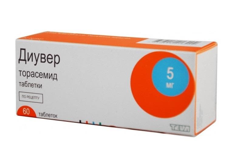 диувер таб 5мг 60