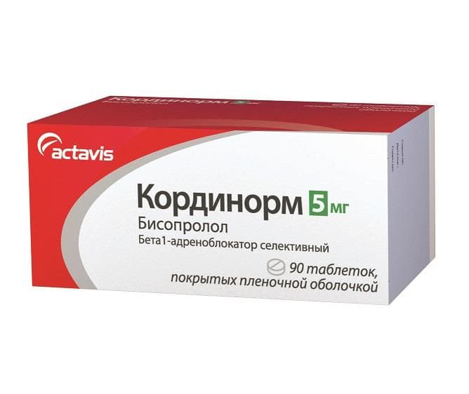кординорм таб ппо 5мг 90
