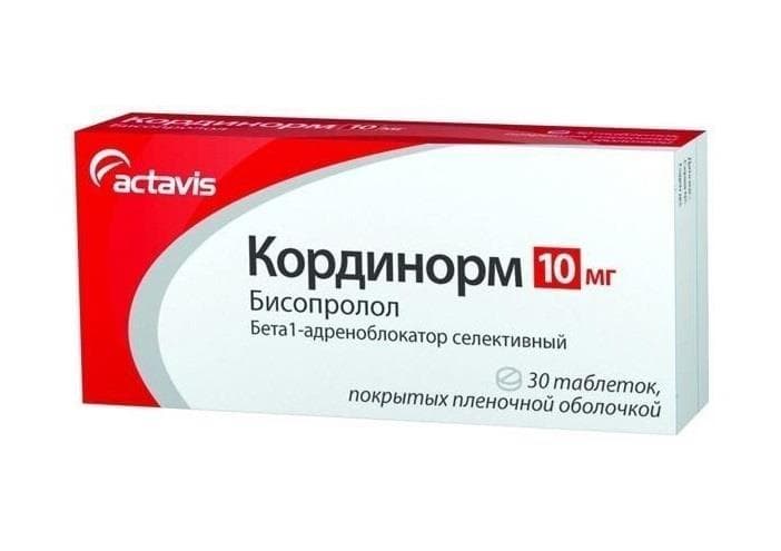 кординорм таб ппо 10мг 30