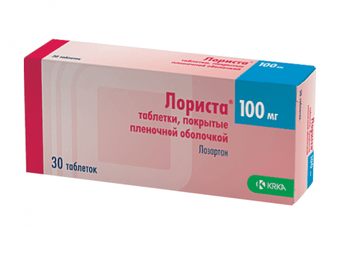 лориста таб ппо 100мг 30