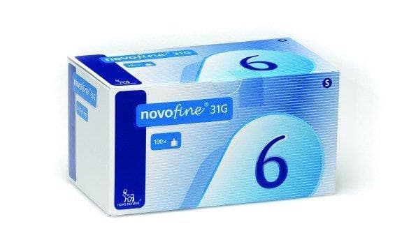 новофайн 31g иглы 0,25ммx6мм 100