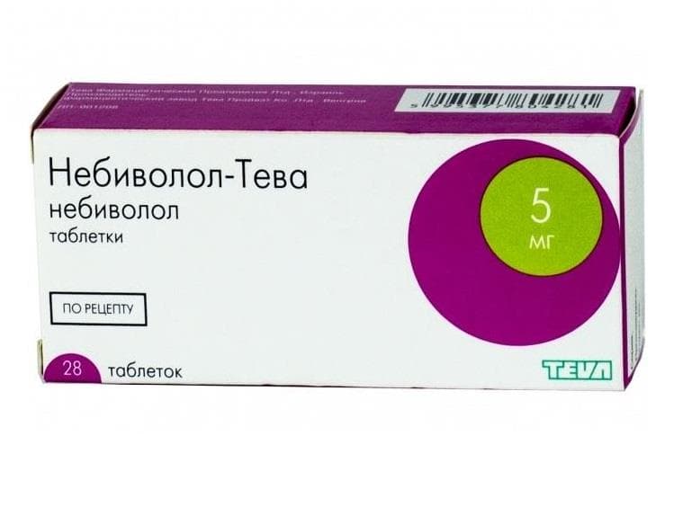 небиволол-тева таб 5мг 28