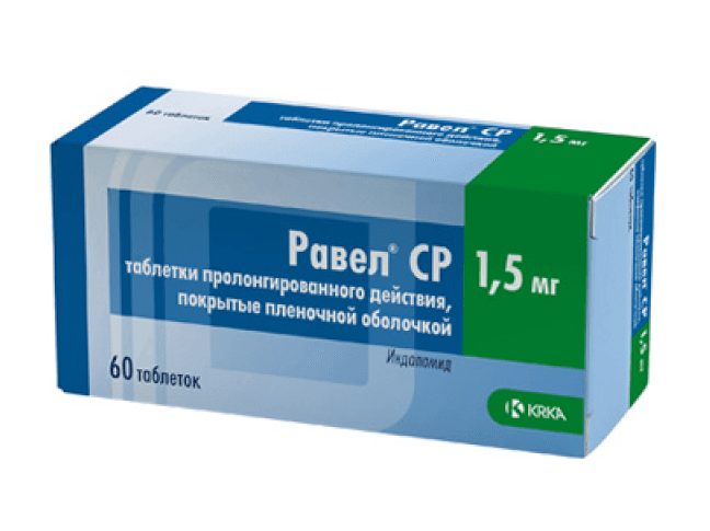 равел ср 1,5 мг 60 табл