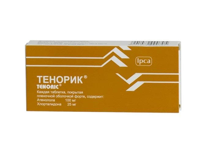 тенорик таб ппо 100мг плюс 25мг 28