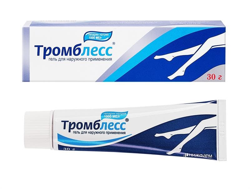 тромблесс 1000 гель 30 г