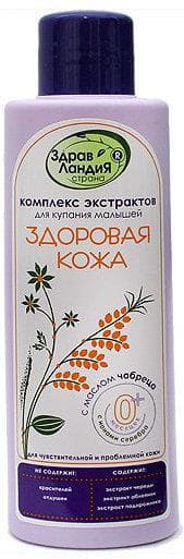 здравландия комплекс здоровая кожа 250 мл для купания малышей 